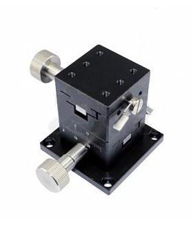 X轴LWY4040齿轮齿条式燕尾槽型位移平台手动滑台