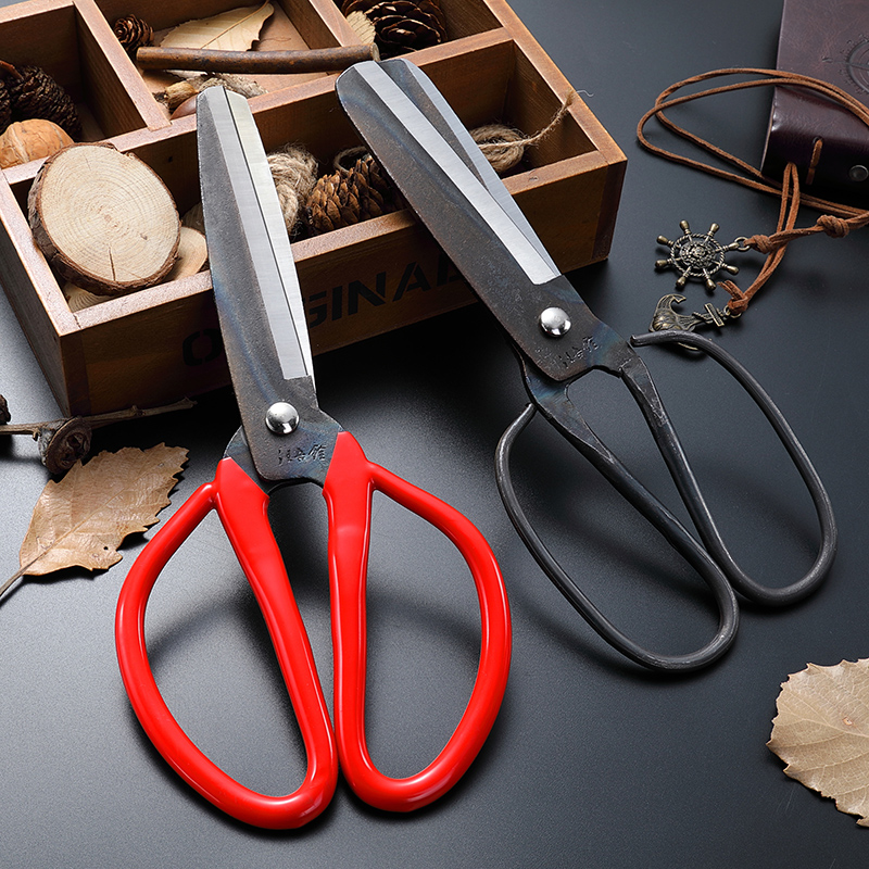 汪吾铨剪刀工业剪特大皮革剪毛毯剪刀皮料剪刀工业平头一体大剪刀