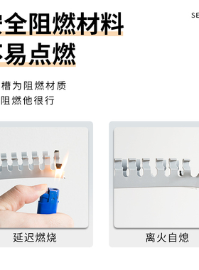 线槽pvc灰色塑料明装工业配电柜箱阻燃U型理线R卡扣布线走线行线