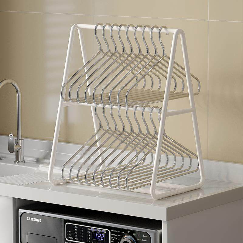 阳台浴室挂衣架洗衣机桌面放置衣服架家用晾毛巾内衣裤收纳整理架