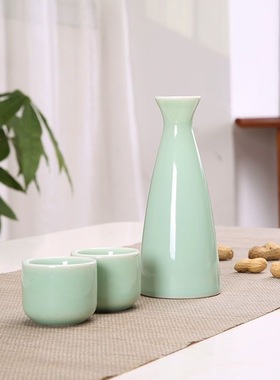 古风酒壶酒杯小酒瓶道具摄影拍照复古怀旧典雅中国风酒具陶瓷摆件