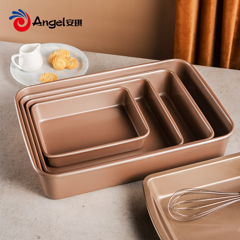 百钻长方形烤盘家用做古早蛋糕雪花酥烤箱烘焙模具多功能不粘深盘,厨房/烹饪用具,烘焙模具,淘宝优惠券,粉丝福利购,淘宝优惠卷