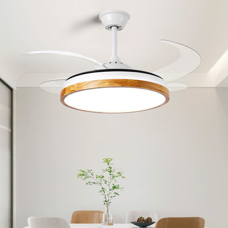 原木餐厅风扇吊灯实木客厅卧室书房灯新中式2024新款一体中古灯具,家装灯饰光源,风扇灯,淘宝优惠券,粉丝福利购,淘宝优惠卷