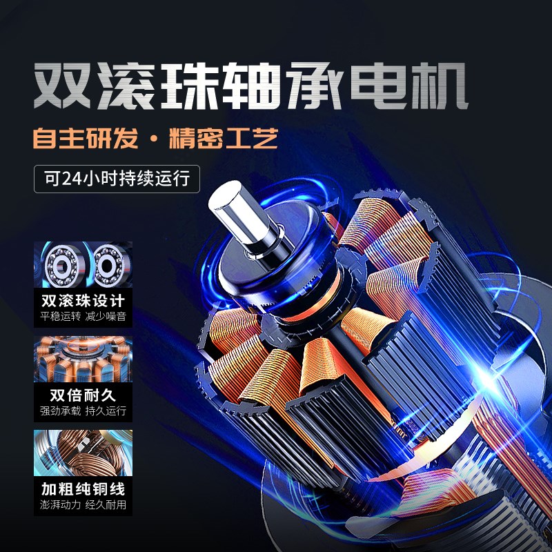 分体式管道风机酒店卫生间静音抽风机商业强力排气扇厨房专用220V