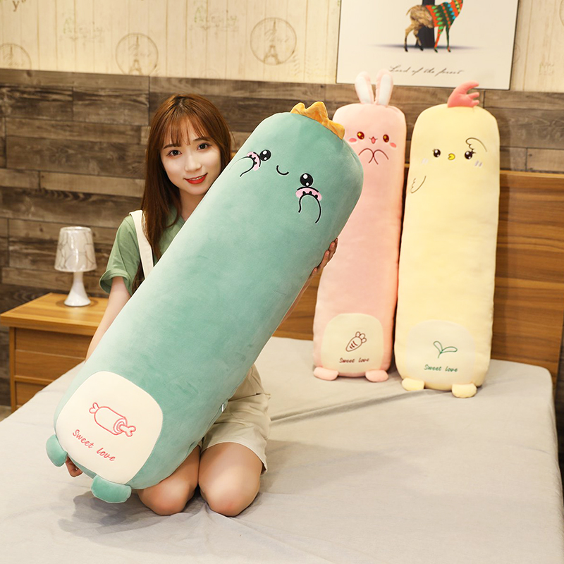 可拆洗恐龙公仔抱枕女生睡觉夹腿布娃娃毛绒玩具床上超软玩偶男生