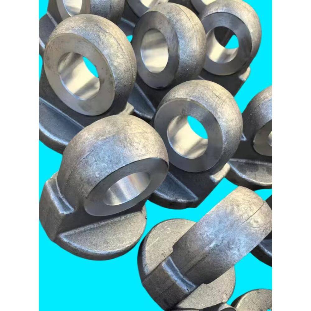 液压油缸锻打缸底63铸钢80耳环一体锻件油缸配件焊接缸底100轴承