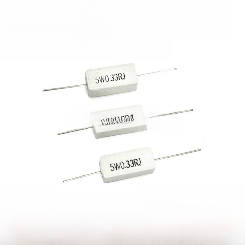 5W水泥电阻33/39/43/47/50/51/56/62/68/75/82/100/120/150R180欧