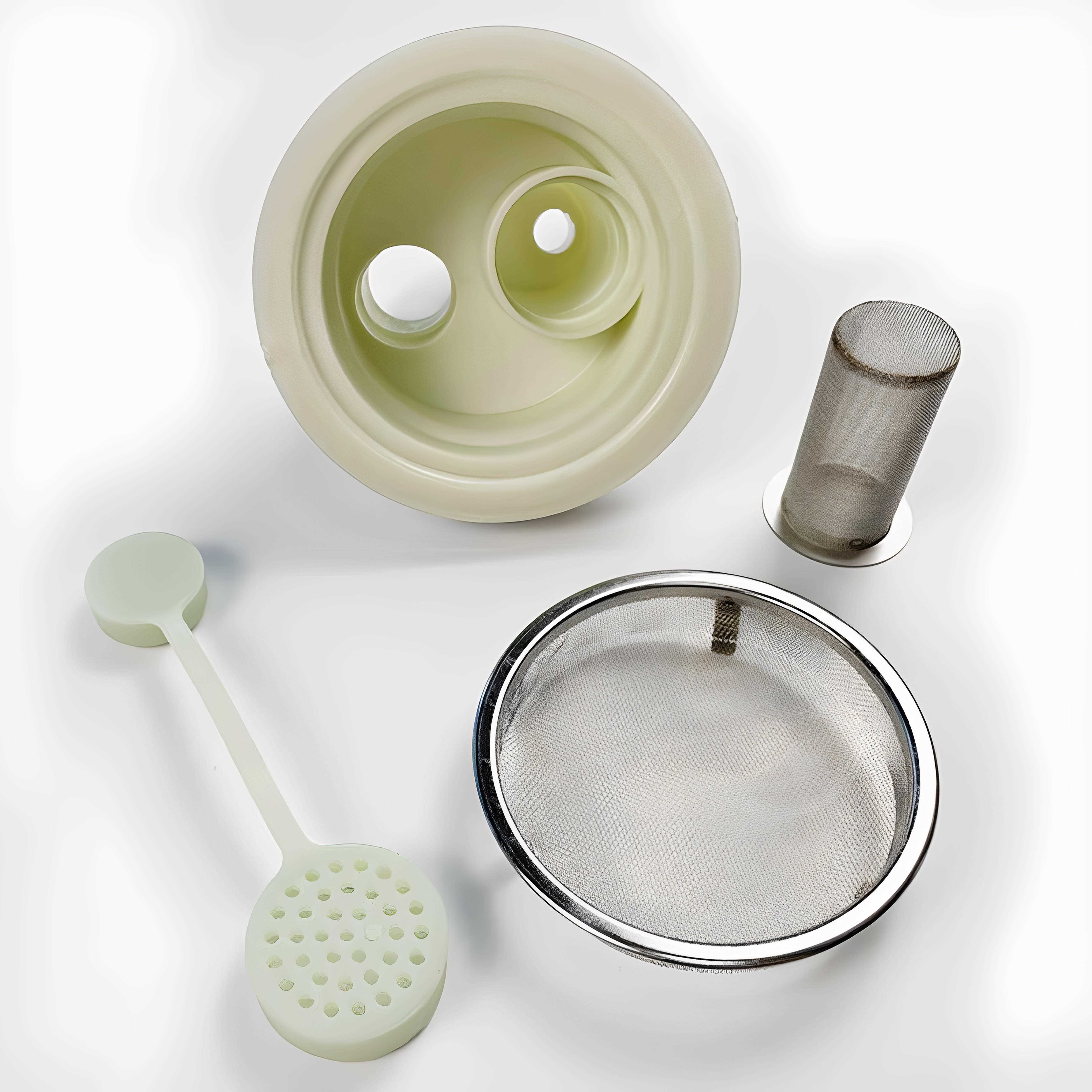 洗头床头疗配件恒温水循环下水器美容仪头疗专用滤网软管阻流塞接