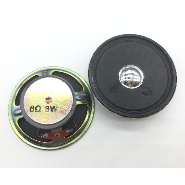 语音传统扬声器 3寸黑磁扩音器喇叭 8Ω3W 8欧3W 全频纸盘 外磁