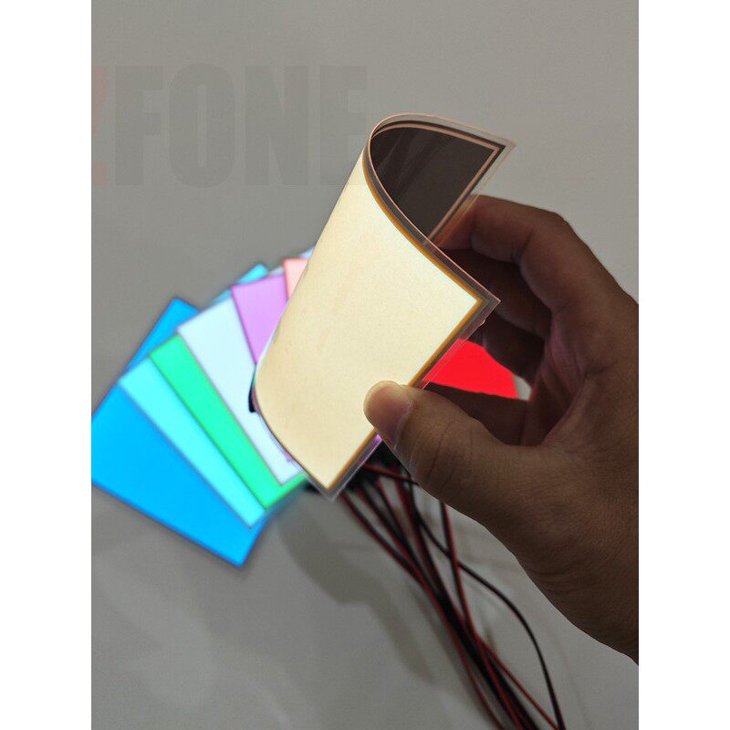 可裁剪LED发光片超薄发光板冷光片电池款导光板背光板柔性灯板12V