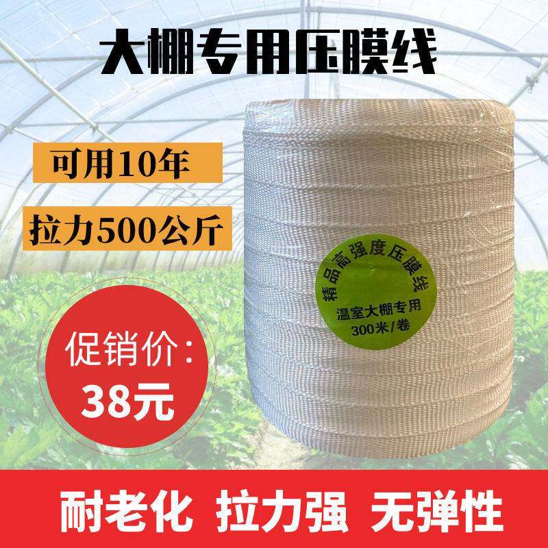 大棚压膜绳配件加厚防晒绳子耐磨涤纶压膜带扁带抗老化压膜线包邮