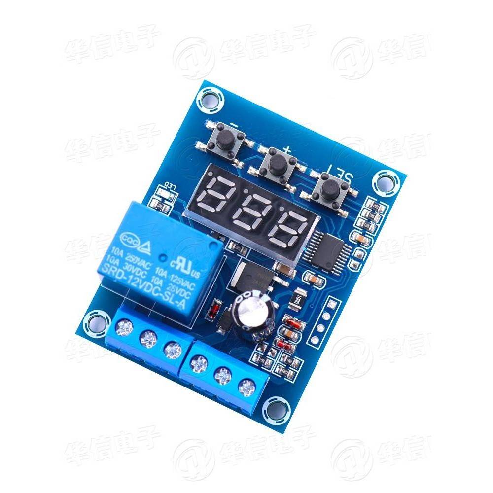 电压检测继电器模块控制开关电池充放电上下限直流24V12V5V监测板