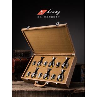 水晶白酒杯套装 礼盒装 家用高级感个人专用分酒器高档颜值小一口杯