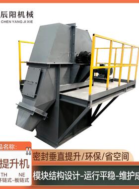砂石斗式提升机向上输送机NE15型高度10米链条垂直输送