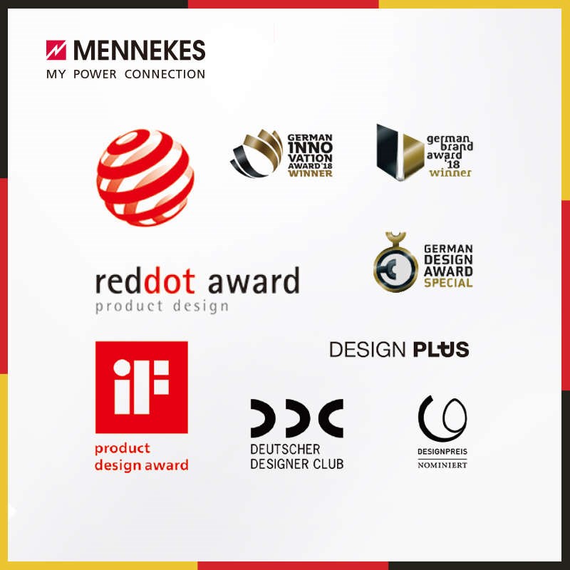 曼奈柯斯工业连接器插座3芯5芯 16A32A三相电防水航空插头 6 522