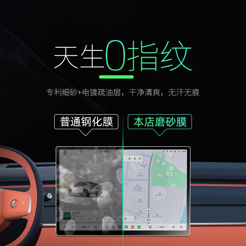 蔚来乐道L60中控屏幕贴膜钢化膜汽车用品车内装饰配件改装件导航1