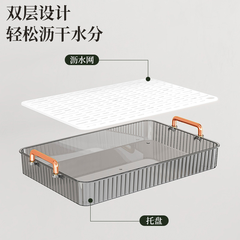 水杯子架放茶杯神器家用置物架收纳沥水托盘桌面咖啡杯架北欧风格