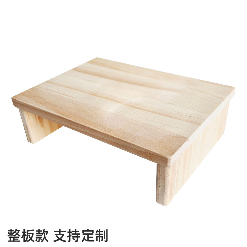 实木小花架桌面小木架显示器增高支架室内多功能多肉花架子置物架