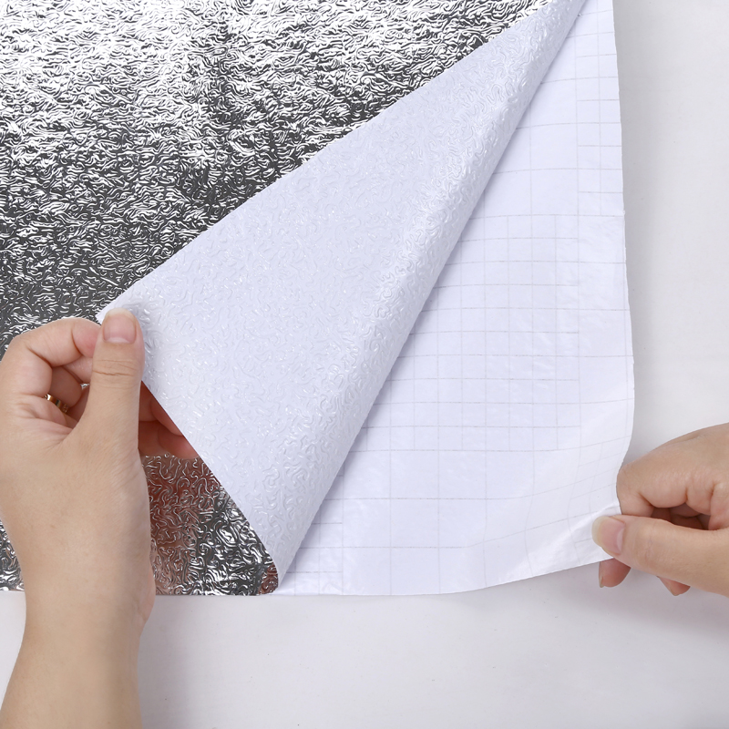 橱柜垫纸 厨柜防水防潮贴纸 厨房抽屉垫纸橱柜防水贴纸铝箔纸加厚