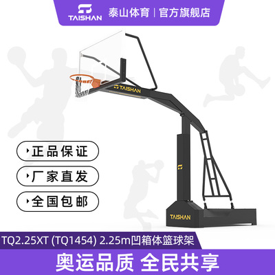 泰山体育 TQ1454 凹箱篮球架  室外豪华篮球架 单只
