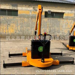 机械电动液压一吨移动小吊机车间工厂移动小吊车移动式 起重机