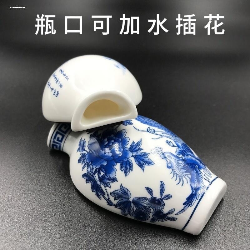 中国风花瓶磁性贴 家居装饰商务外事出国小礼品青花瓷陶瓷冰箱贴