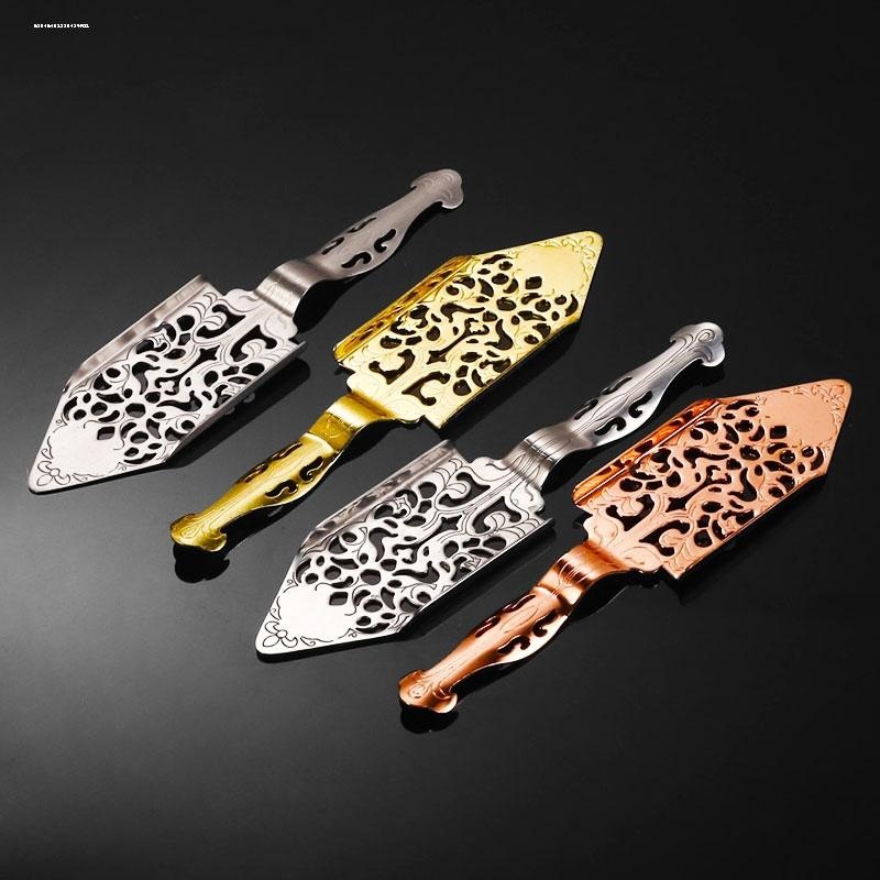 304不锈钢古典镂空苦艾勺苦精勺