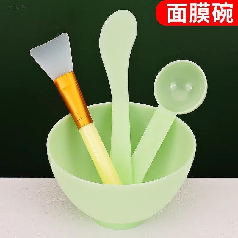 调面膜碗和刷子软毛加勺调配美容院专用水疗灌肤工具套装硅胶软膜