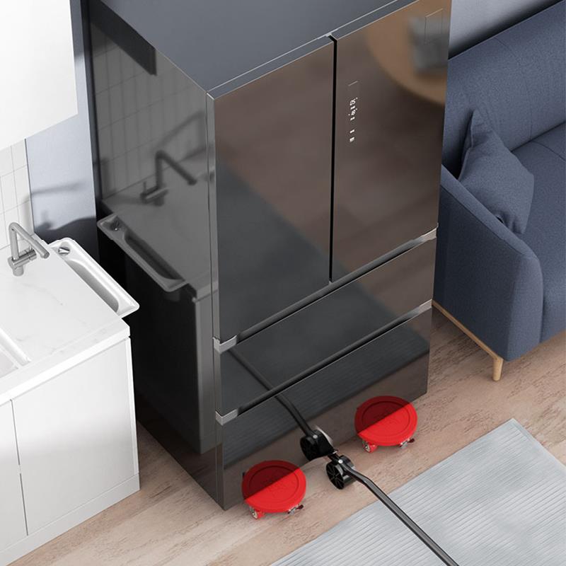 搬家神器重物移动万向轮滑轮移挪床冰箱家俱柜子搬运带煞车重型