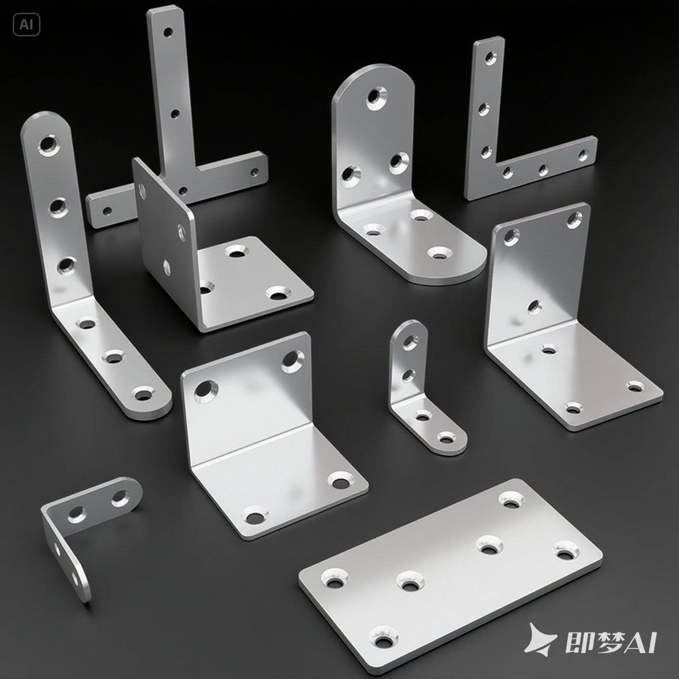 不锈钢角码90度直角固定器三角铁支架连接加固家具衣柜固定支撑架