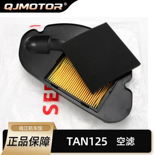 QjianG钱江踏板机车TAN125 125+ QJ125T-6C/6G/6R空气滤芯空气滤