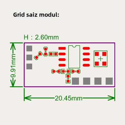 315.00mhz 433.92mhz CMT2210LH 无线射频 rf接收模块 智能家电