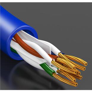 雨硕网线家用千兆超6六类五5类路由器宽带电脑网络监控成品连接线