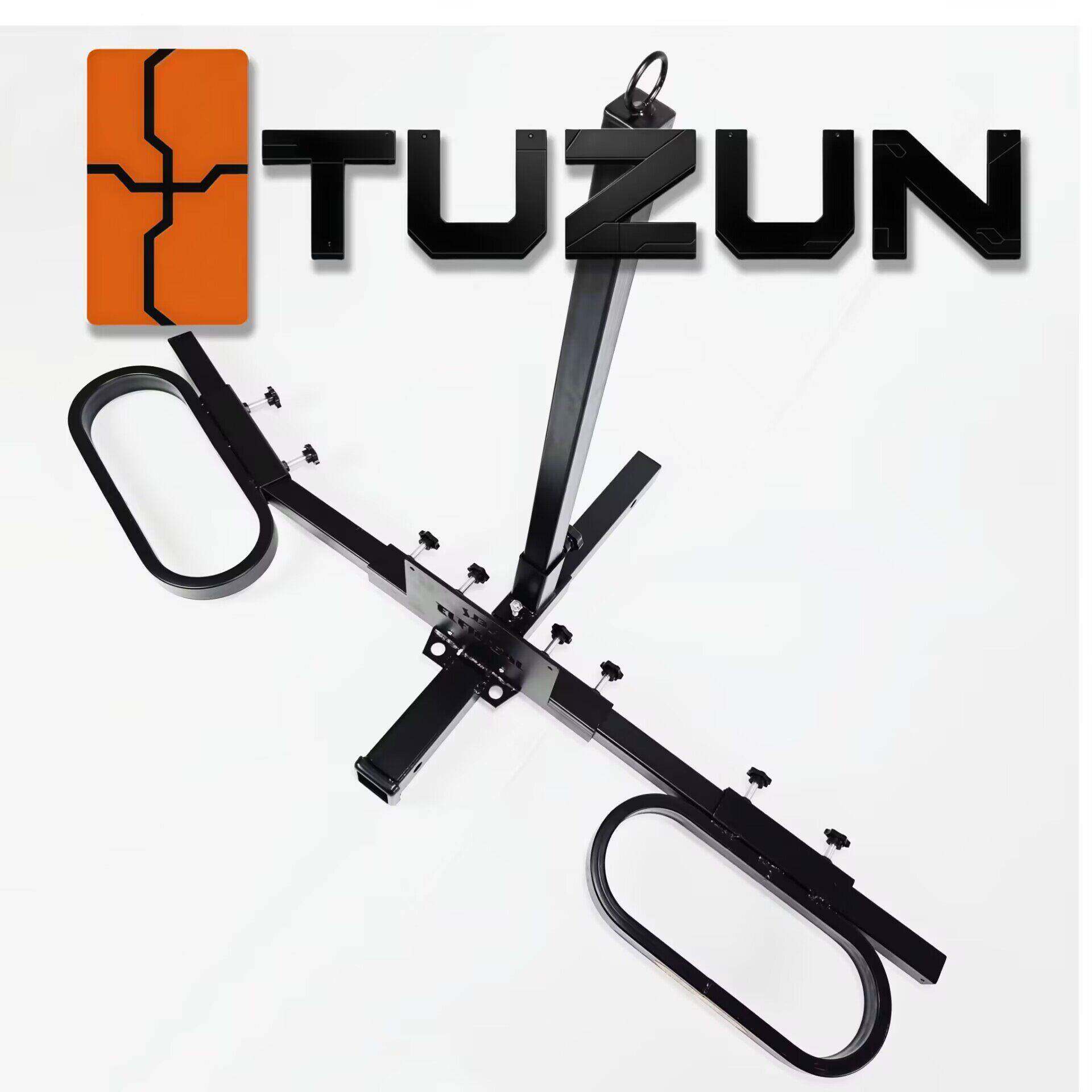 TUZUN途尊车载拖挂式摩托车架电动车架背车架轻蜂骑行运输架后架