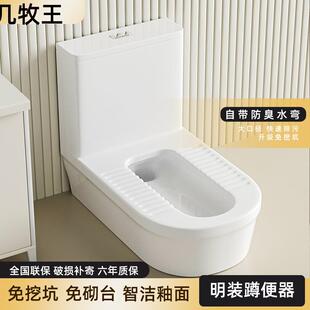 家用坐便器改蹲便器免挖坑马桶台式免沏台蹲厕神器蹲坑式坐厕