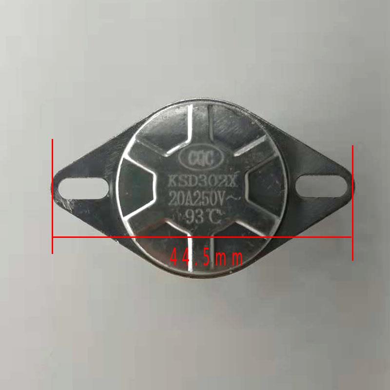 通用型电热水器限温器温控开关93度过热保护控制器KSD302 20A配件