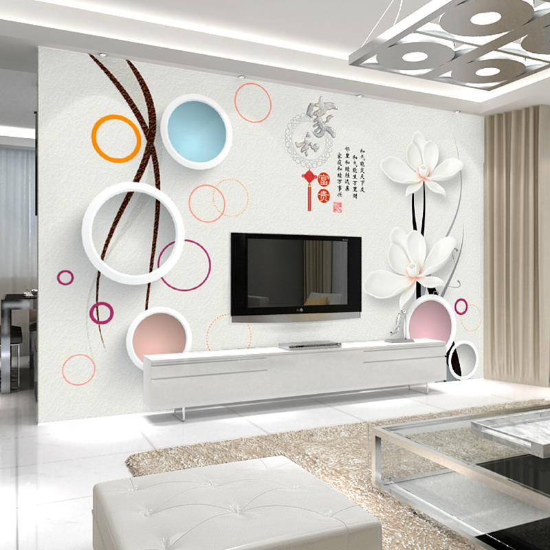 2025新款电视背景墙壁布影视墙3d立体壁画客厅浮雕装饰墙纸8d壁纸
