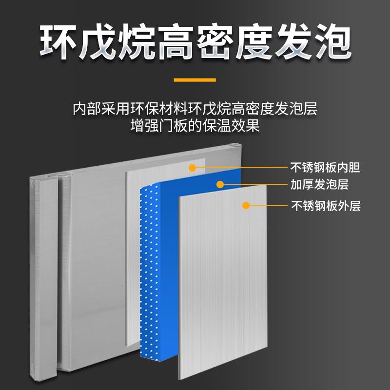 冰柜门子商用平冷工作台四六门水吧台小餐柜水吧台保鲜柜门子配件