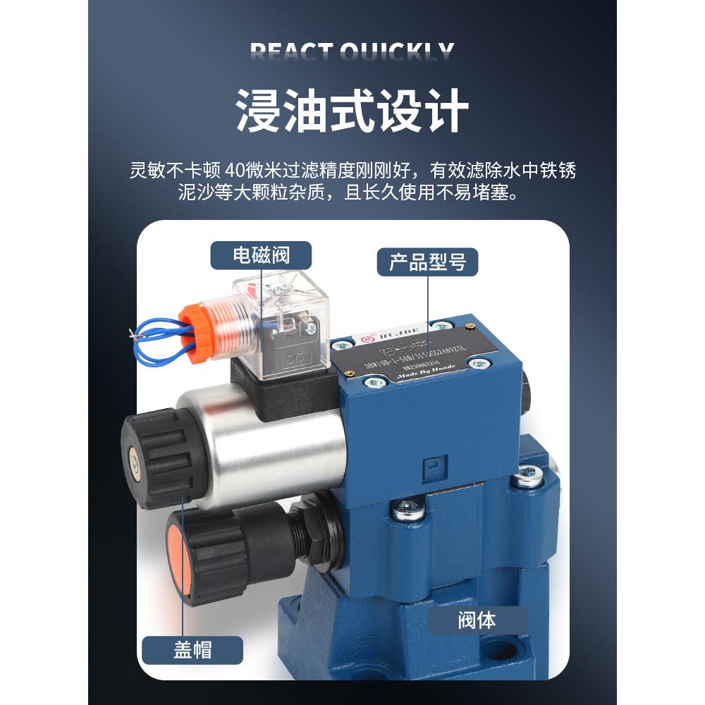 华德先导溢流阀DBW10B/20B/30B-1-50B/3156CG24N9Z5L CW220调压阀