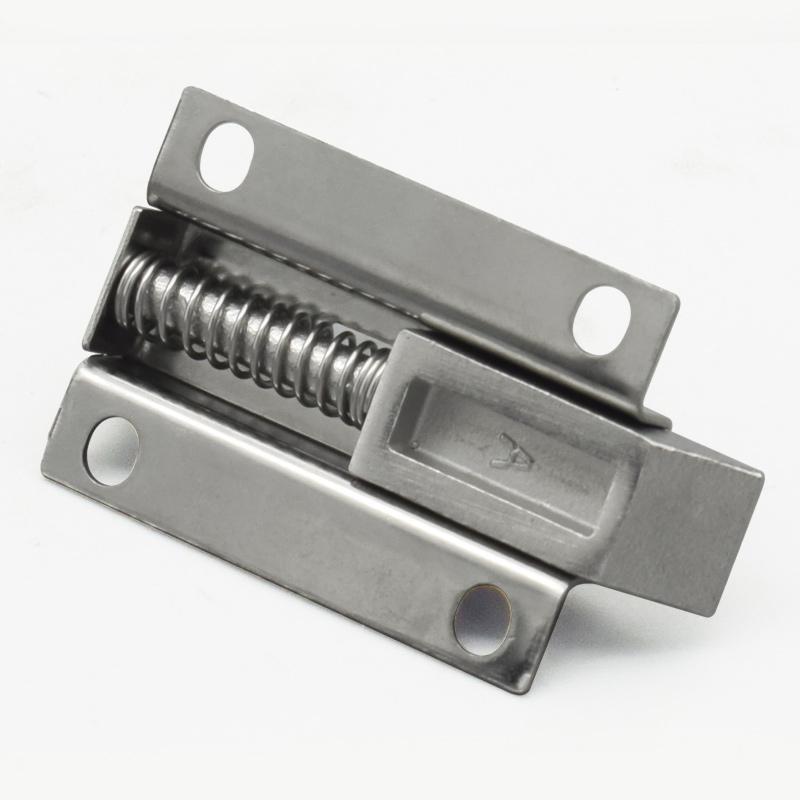 MX03不锈钢 滑动式方形插销 短程距离带自动弹簧装置门锁HFY52-50