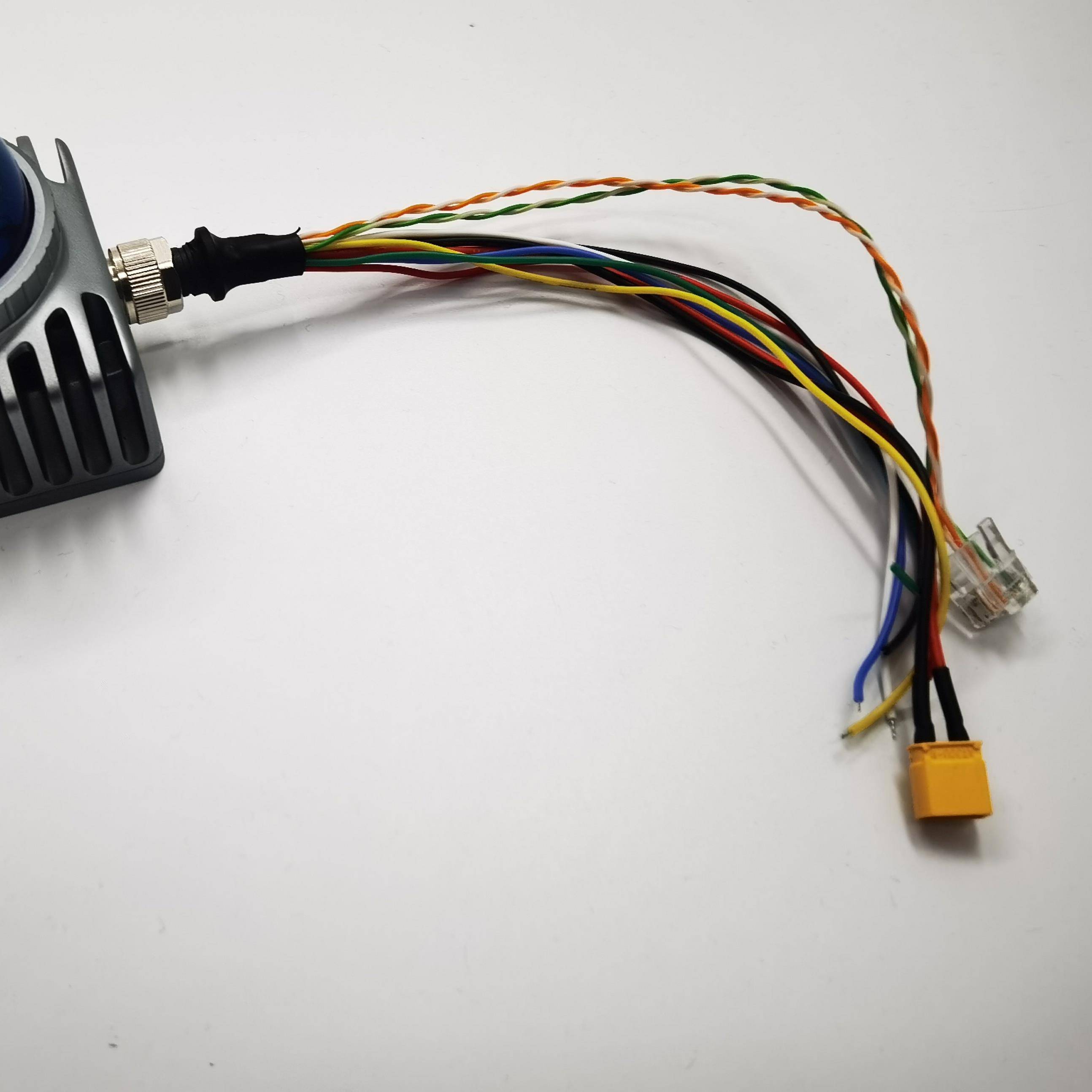 mid360 Avia一分三线端子线Livox系列 M12一分三连接线