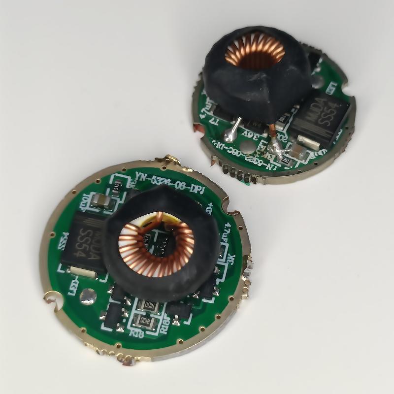 6~12v驱动板6v xhp50 xhp70灯珠电路板大功率线路板diy电动车灯