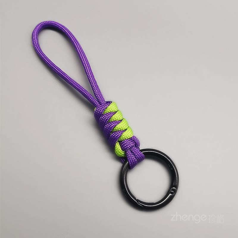 旅游手机挂绳腕耳机炼新世纪福音战士EVA初号机拼色钥匙扣CCD相机