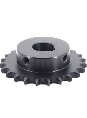 40B/50B/60B/80B炼轮4点5点6点1英寸9-30齿45钢黑色炼轮定制仪表