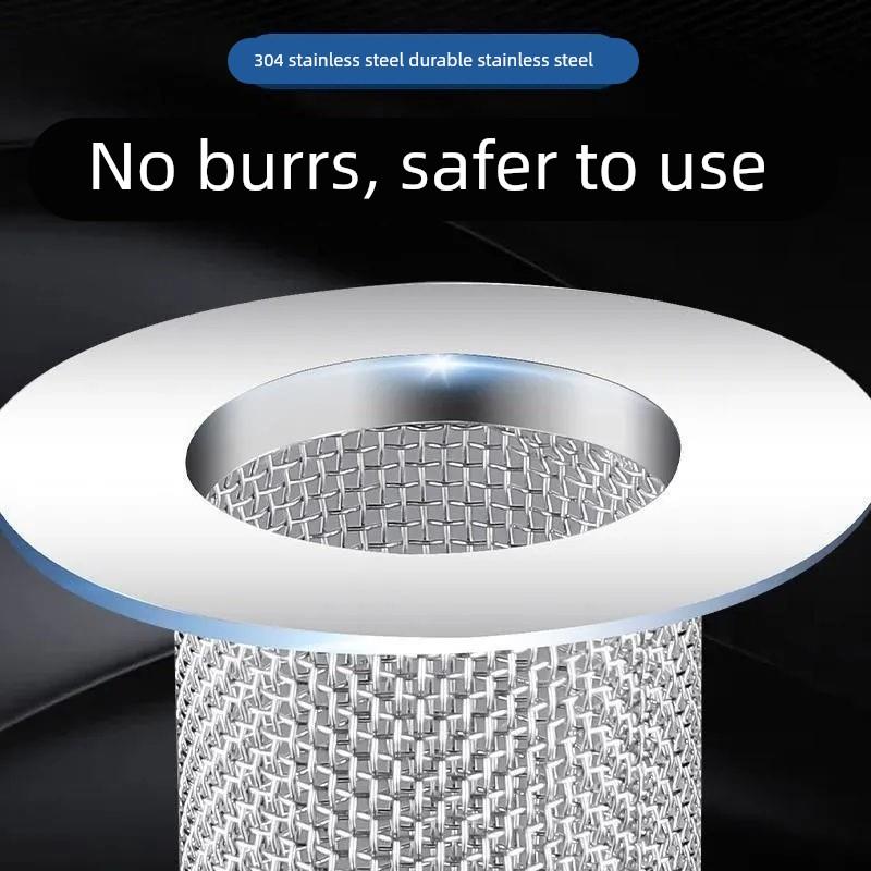 不锈钢地漏过滤网浴室下水道地漏网防堵塞防头发防虫洗手盆过滤器