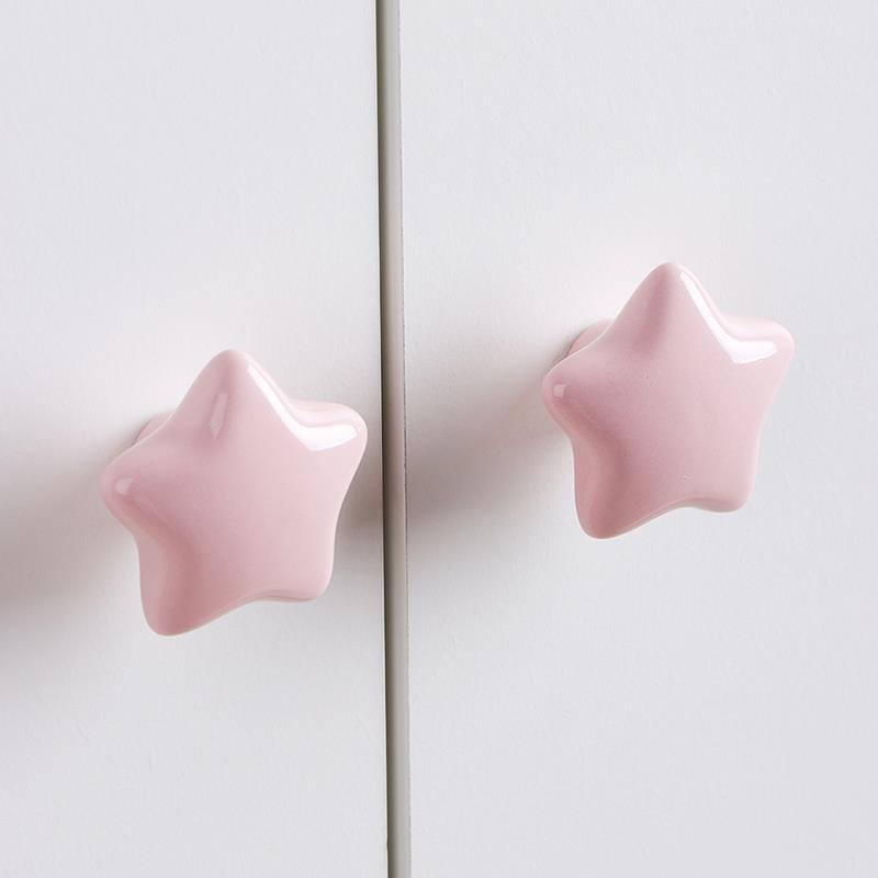 可爱女儿房拉手高端定制现代简约衣柜门整体橱柜子抽屉女孩专用小