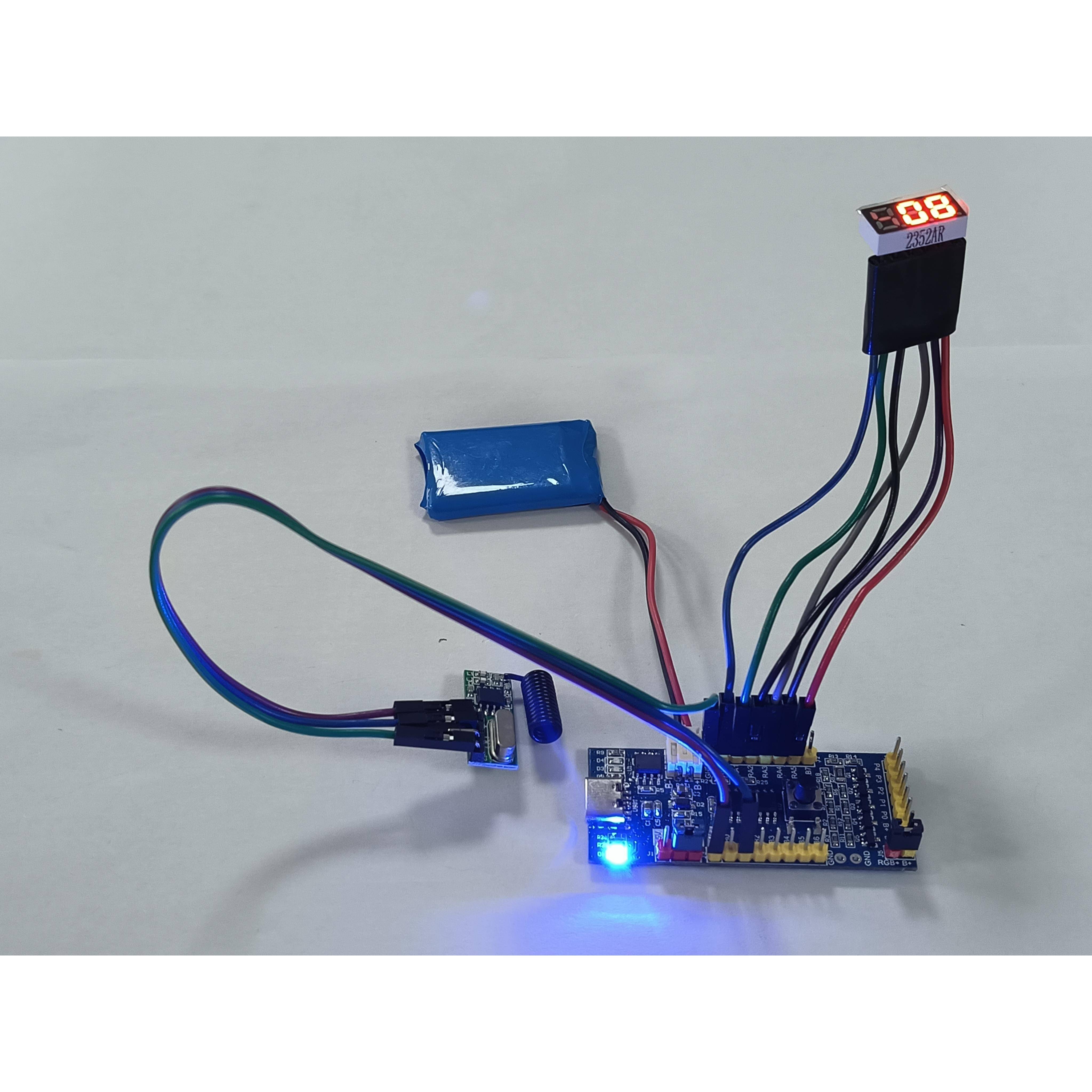 中微SC8F072版433遥控、433接收控制，配套发射和接收程序源代码