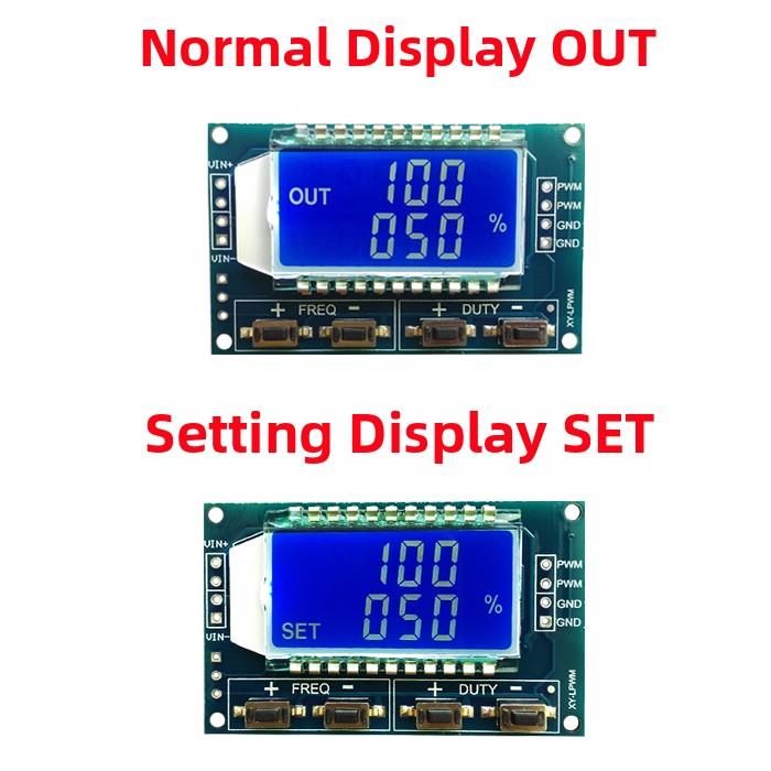 PWM脉冲频率占空比可调 模块 方波矩形波信号发生器 XY-LPWM