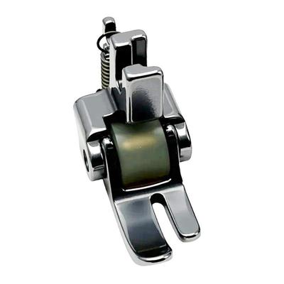 飞人蝴蝶老式缝纫机压脚配件厚薄料防跳线脚踏压万能滚轮压脚