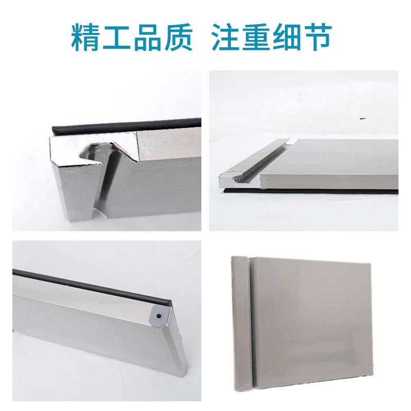 冰箱门子定制平冷工作台四六门水吧台小菜柜冰柜商用不锈钢门配件